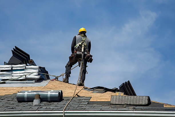 Professional Roofing technician working in North Middletown, NJ
